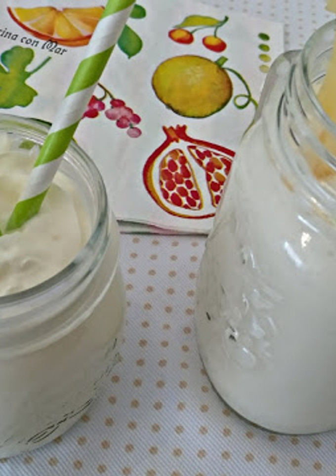 Una foto de Smoothie de piña colada
