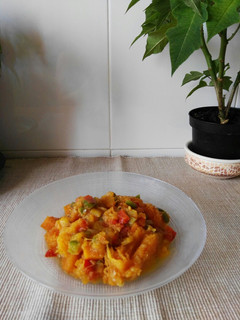 Una foto de Calabaza rehogada con verduras