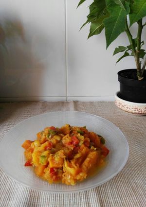 Foto principal de Calabaza rehogada con verduras