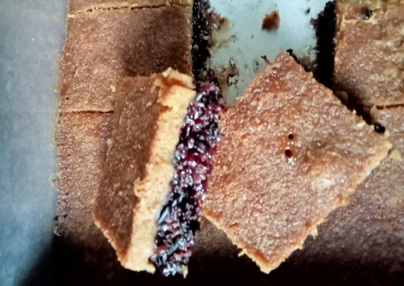 Talam Ketan hitam Gula Aren