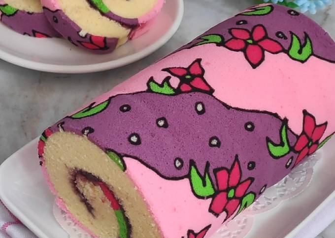 Resep Batik Roll Cake Oleh Dapur G And C Cookpad