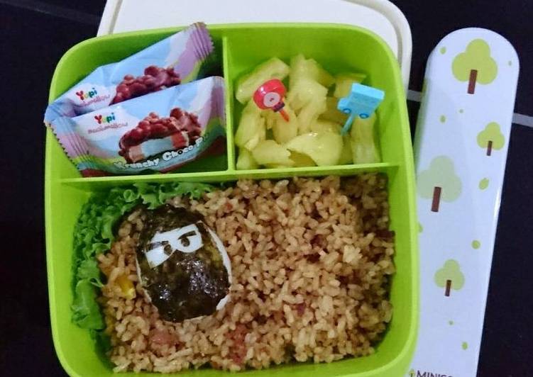 Cara termudah untuk Vegan LezatNasi goreng kornet
