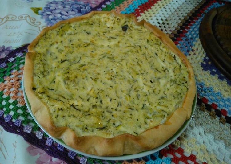 Easiest Way to Make Fatto in casa super veloce Torta salata di zucchine 😃