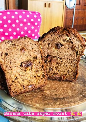 Foto resep Banana cake super moist (mudah dan anti gagal)