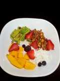 Muesli mix topping
