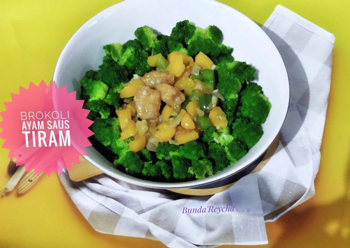 323. 🥦 Brokoli Ayam Saus Tiram