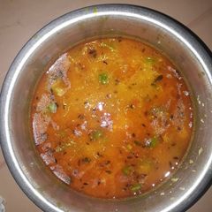 A picture of Tadka daal.