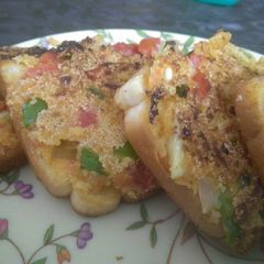 A picture of Veggie malai sandwich.