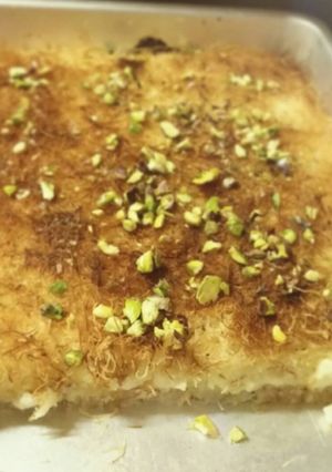 صورة لوصفة الكنافة النابلسية