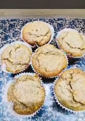 A picture of Kuttu ke atta ke muffins.