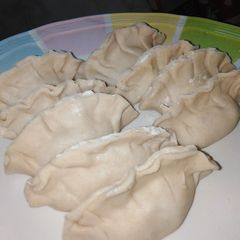 Homemade gyoza wrapper🥟 A picture of Homemade gyoza wrapper🥟.