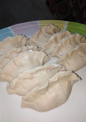 A picture of Homemade gyoza wrapper🥟.