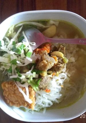 Foto resep Soto Daging Kuah Bening