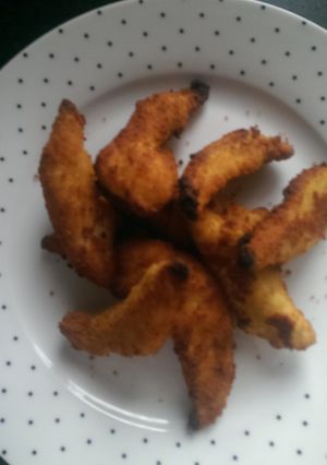 A picture of Mandys chicken goujons (tenders).