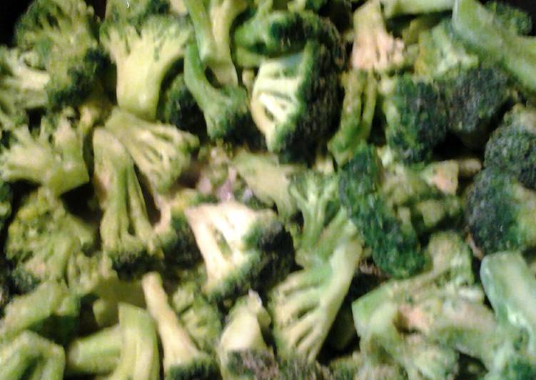 broccoli and shallot butter