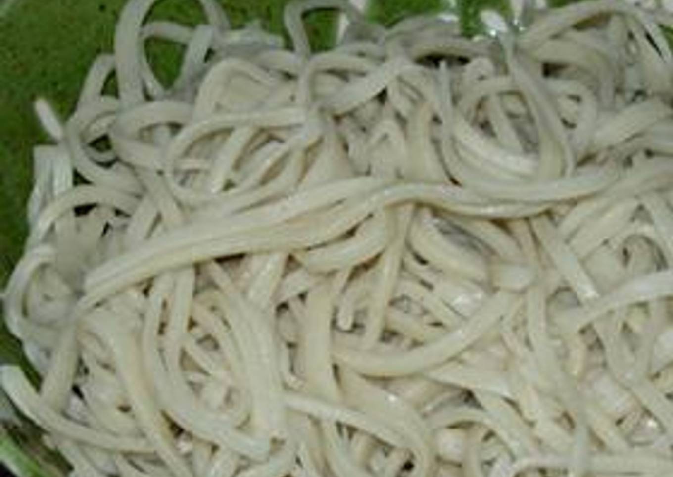 Handmade baked noodles