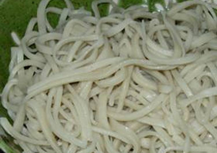 Easiest Way to Prepare Appetizing Handmade Soba Noodles