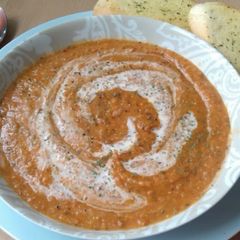 A picture of Vickys Spanish-Style Lentil & Chorizo Soup, GF DF EF SF NF.
