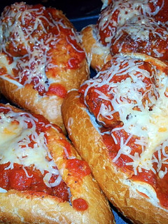 A picture of Ray's Meatball Hoagies.
