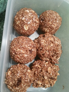A picture of Protein Cookie Dough Balls.