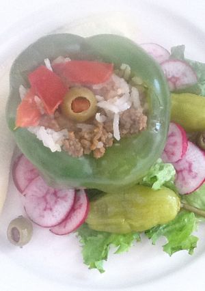 Una foto de Pimiento relleno