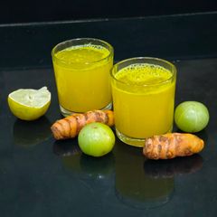 Amla Turmeric and Ginger Juice A picture of Amla Turmeric and Ginger Juice.
