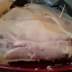 A picture of Carrot Cake & Owwy Goowwy Cream Cheese Icing.