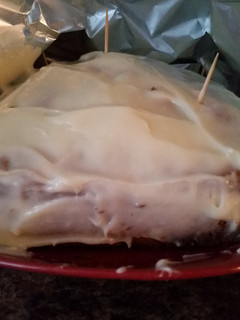 A picture of Carrot Cake & Owwy Goowwy Cream Cheese Icing.