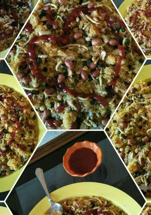 A picture of # Tiffin box # poha.