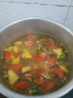 Hình của món Canh cá mờn thơm cà.