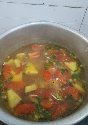 Hình của món Canh cá mờn thơm cà.
