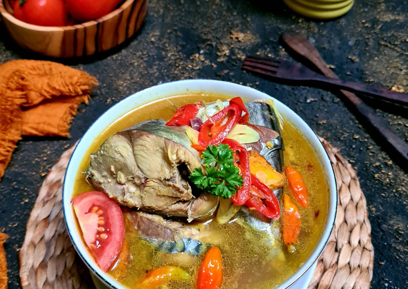 Asem asem tenggiri kuah kuning