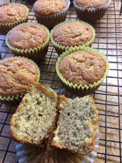 A picture of Banana muffins.