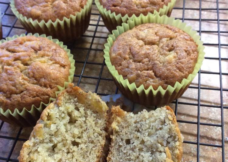 Steps to Make Favorite Banana muffins