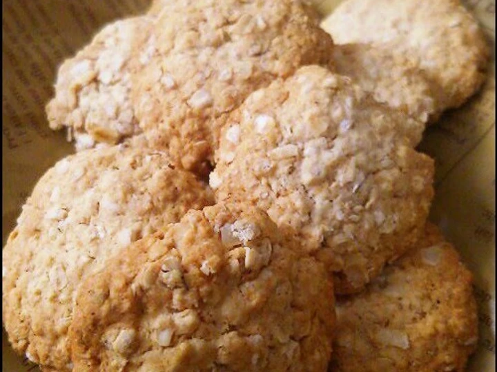 Recipe Healthy Rice Flour &amp;amp; Oatmeal Cookies which So Delicious