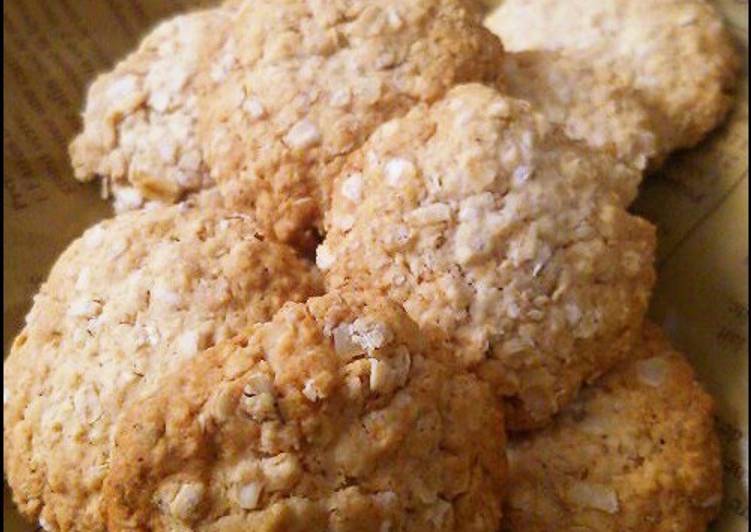 Healthy Rice Flour & Oatmeal Cookies