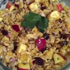 A picture of Vickys Autumn Harvest Rice, GF DF EF SF NF.