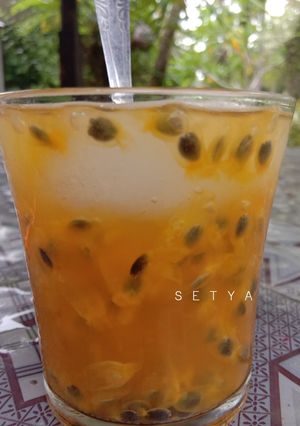 Foto resep Es jeruk markisa