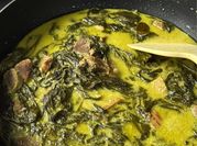 Gambar gulai pucuk ubi daging