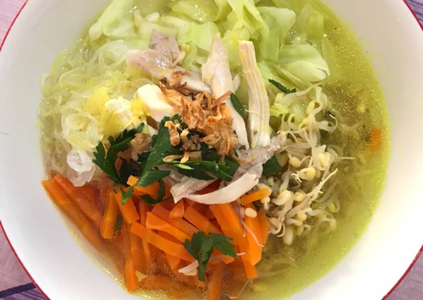 Soto Ayam Kuah Bening / Soto Seger