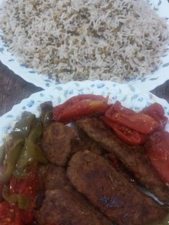 عکسی از دستور کباب تابه ای