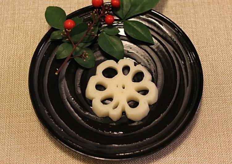 Recipe of Favorite For Osechi (New Year&#39;s Feast) Decorative Lotus Root Slices