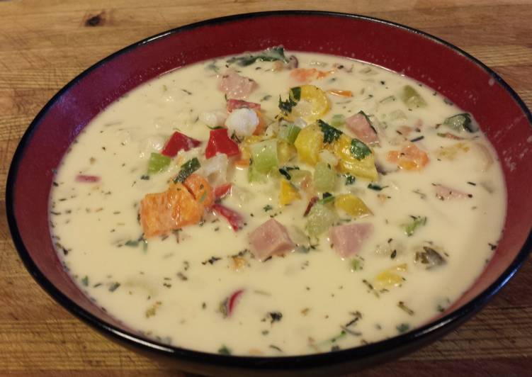 Easiest Way to Prepare Award-winning Spicy Ham and Hominy Chowder