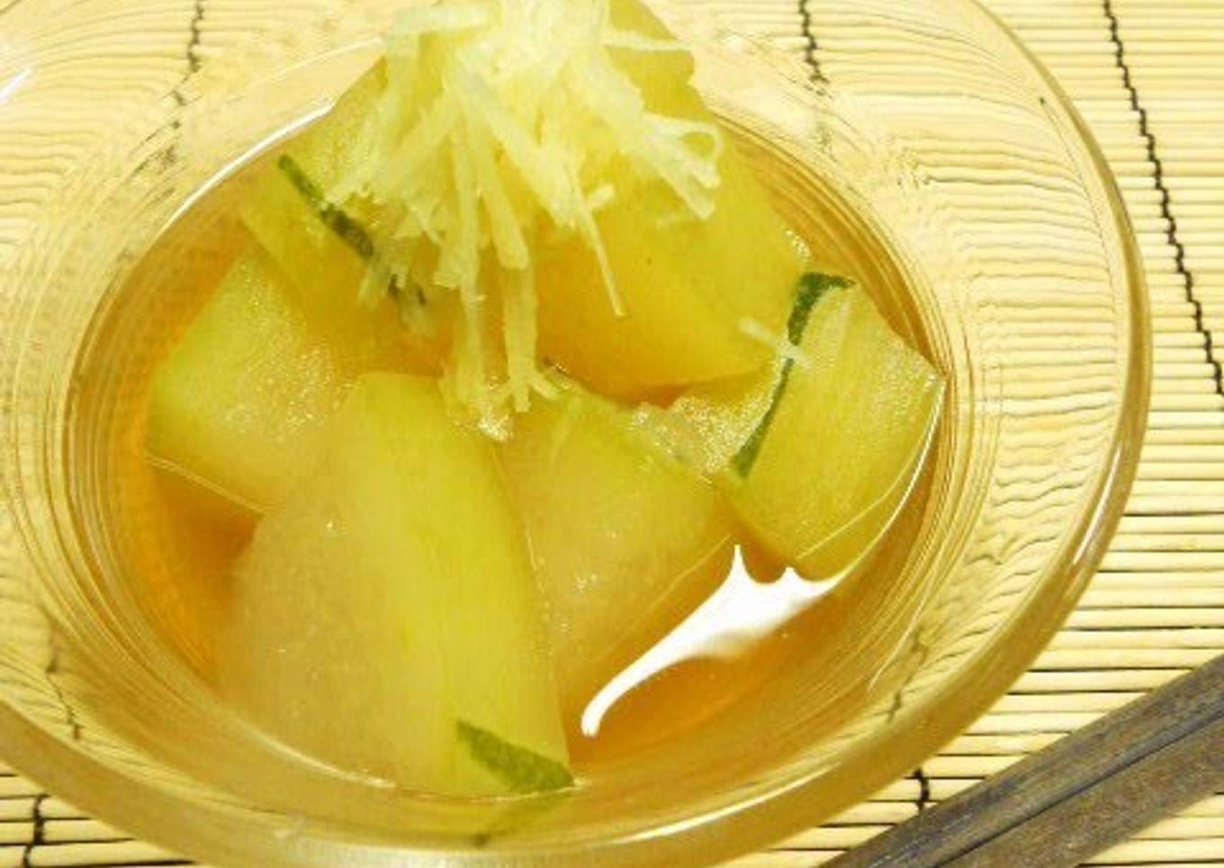 Simmered and Chilled Winter Melon for Summertime