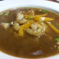 A picture of Shrimp Ajillo.