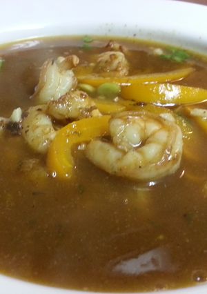 A picture of Shrimp Ajillo.