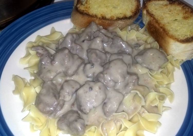 Recipe of Speedy Major&#39;s venison stroganoff