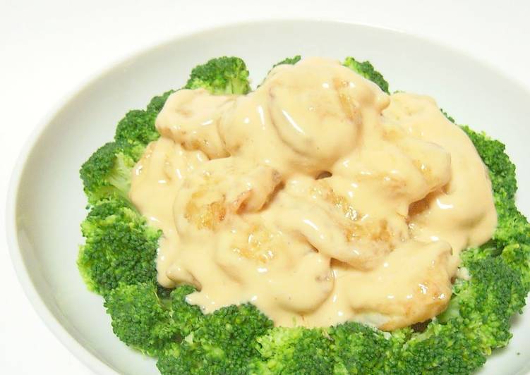 Shrimp and Mayonnaise with Broccoli