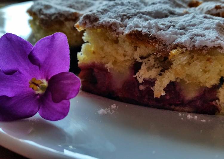 Simple Way to Make Any-night-of-the-week Delicious sour cherry cake