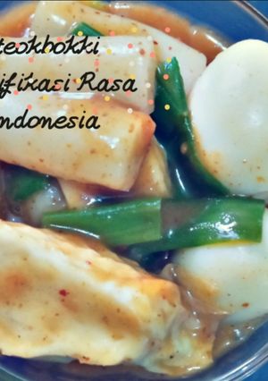 Foto resep Tteokbokki Modifikasi Rasa Indonesia